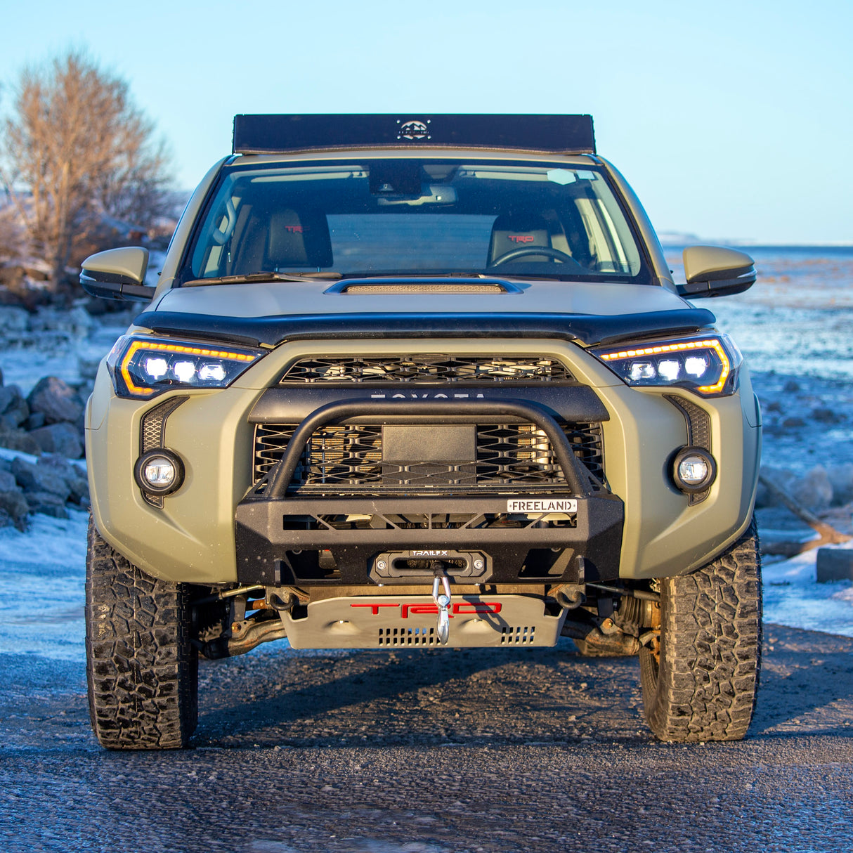 Low profile front bumper 4runner 2014-2023