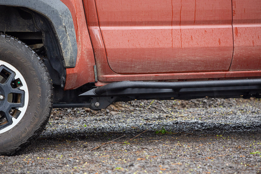 4th gen Tacoma double cab short bed rock sliders