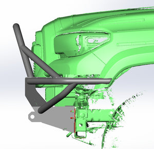3rd gen Tacoma front hybrid bumper