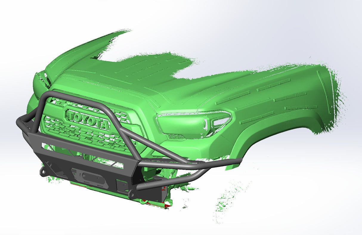 3rd gen Tacoma front hybrid bumper