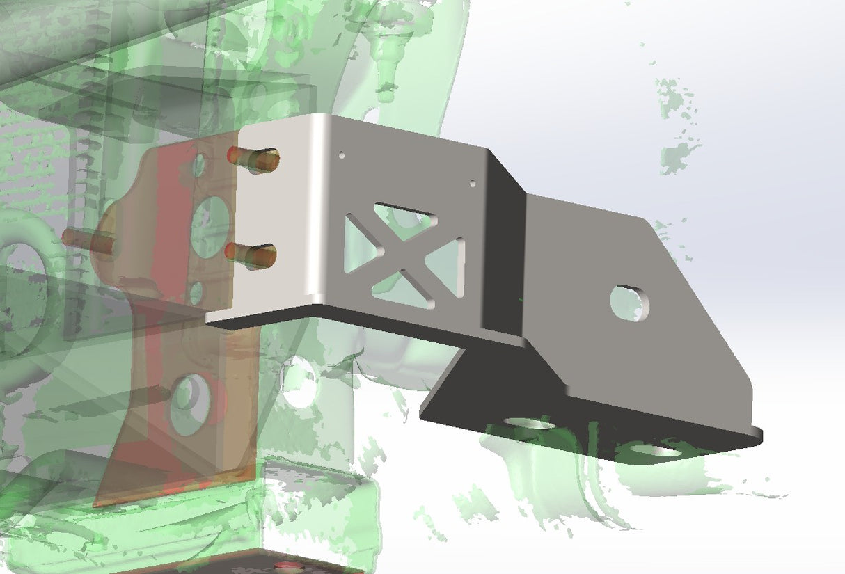 Tacoma 3rd generation bumper chassis brackets