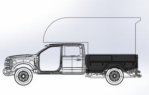 F250/F350 2017-2026 plateforme pour campeur porté